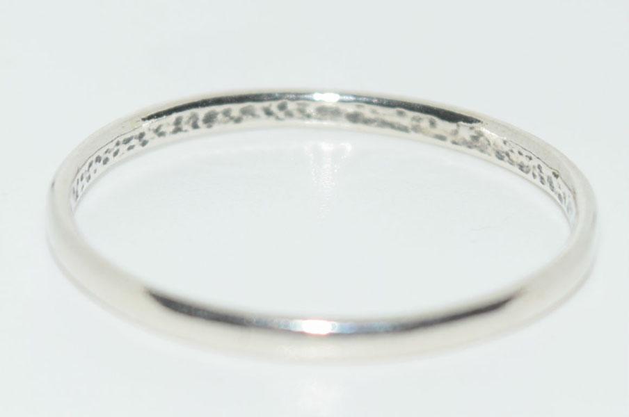 Israel Sterling Silver Simple Band Ring sz 9.25 (1 of 3)