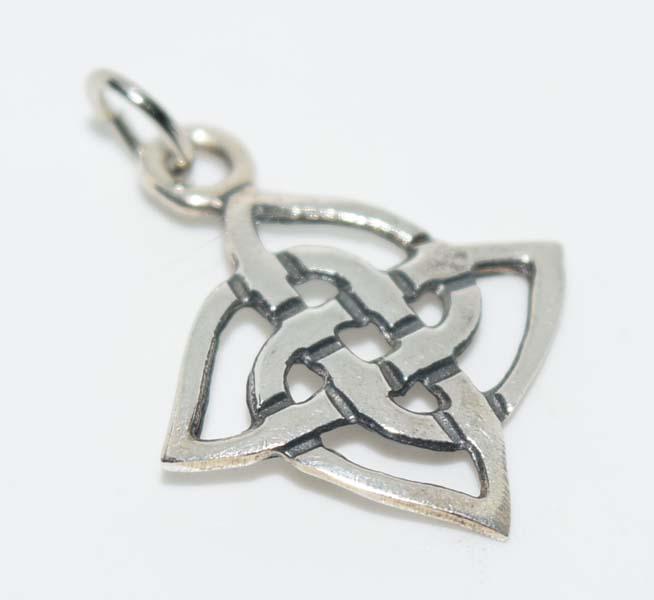 Sterling Silver Celtic Knot Pendant Charm (1 of 3)
