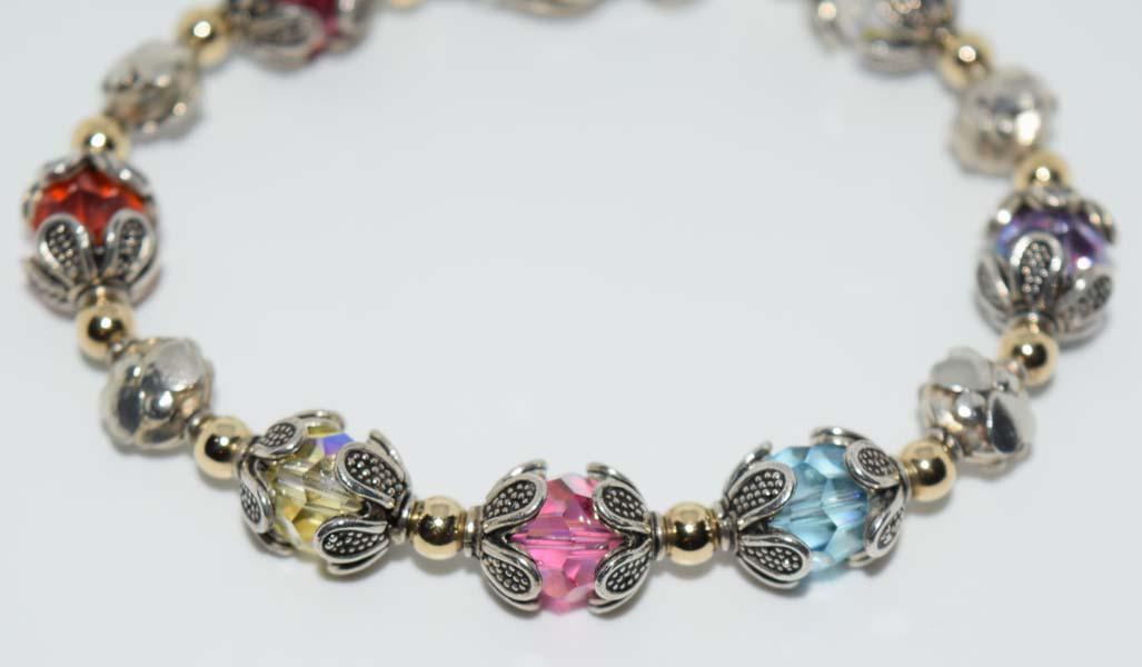 Sterling Silver Beaded Bracelet (1 of 3)