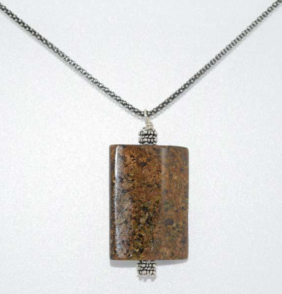 Sterling Natural Stone Necklace (1 of 3)