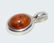 Sterling Silver Amber Pendant - 2