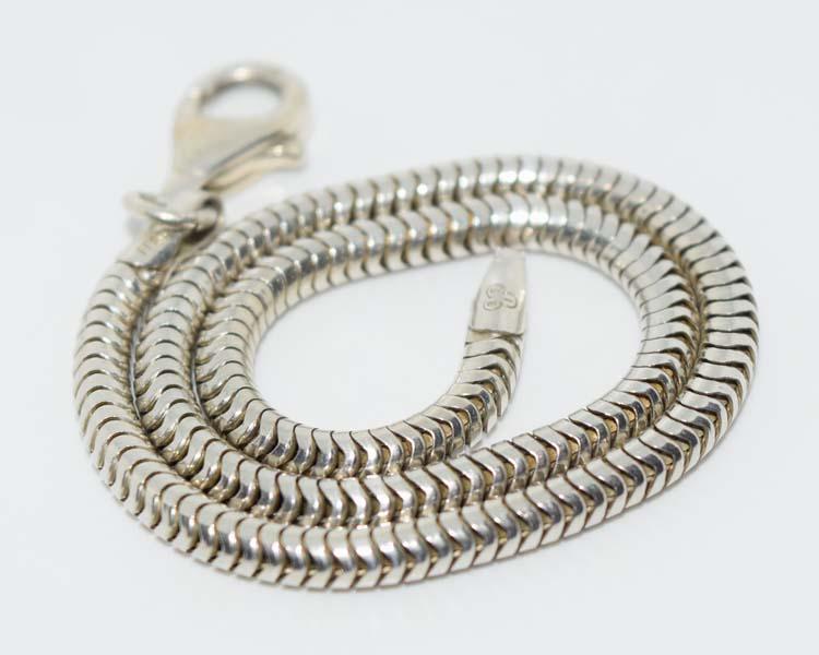 Italian Sterling Silver Chain Link Bracelet (1 of 2)