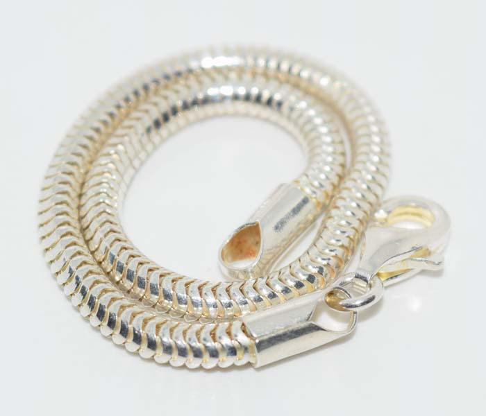 Sterling Silver Snake Chain Bracelet (1 of 2)