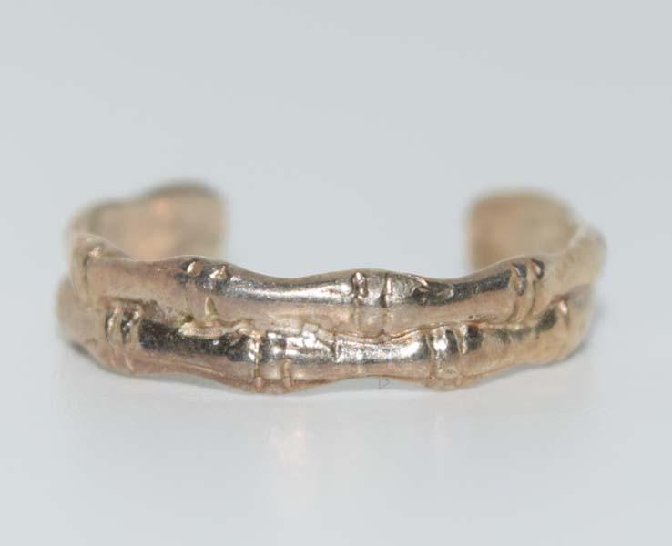 Sterling Silver Adjustable Knuckle Ring Currently Sz 3 (1 of 4)