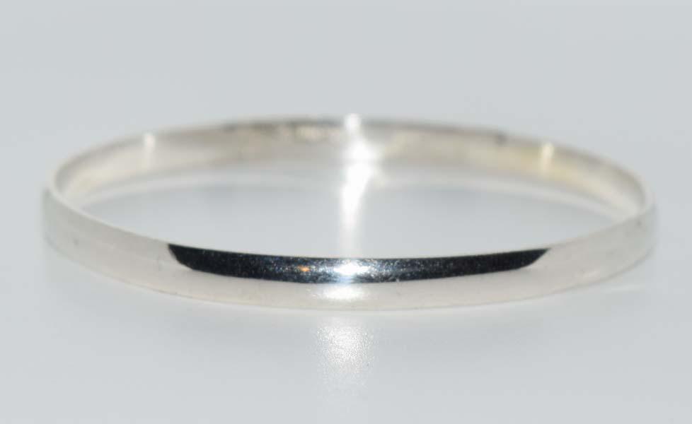 Taxco Mexico Sterling Silver Bangle Bracelet (1 of 3)