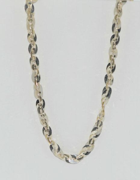 Sterling Silver Milor Cable Chain Necklace (1 of 4)