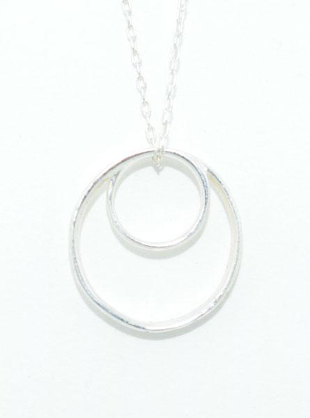 Sterling Silver Thankful Quote Necklace (1 of 7)