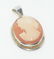 Vintage Sterling Silver Cameo Pendant