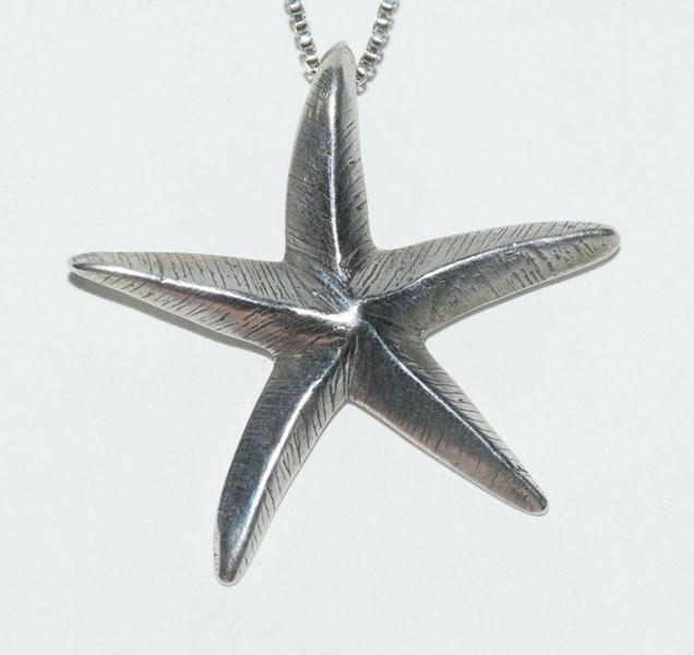 Sterling Silver Sea Star Necklace (1 of 4)