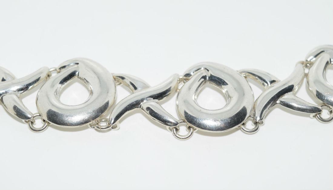 Taxco Mexico Sterling Silver XOXO Bracelet (1 of 3)