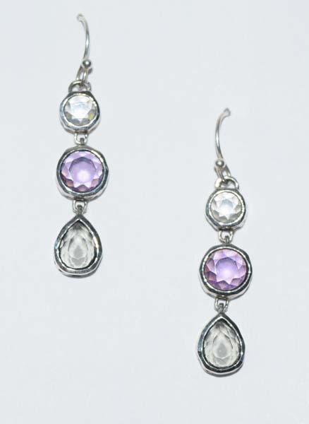 Silpada Sterling Silver CZ Drop Earrings (1 of 3)