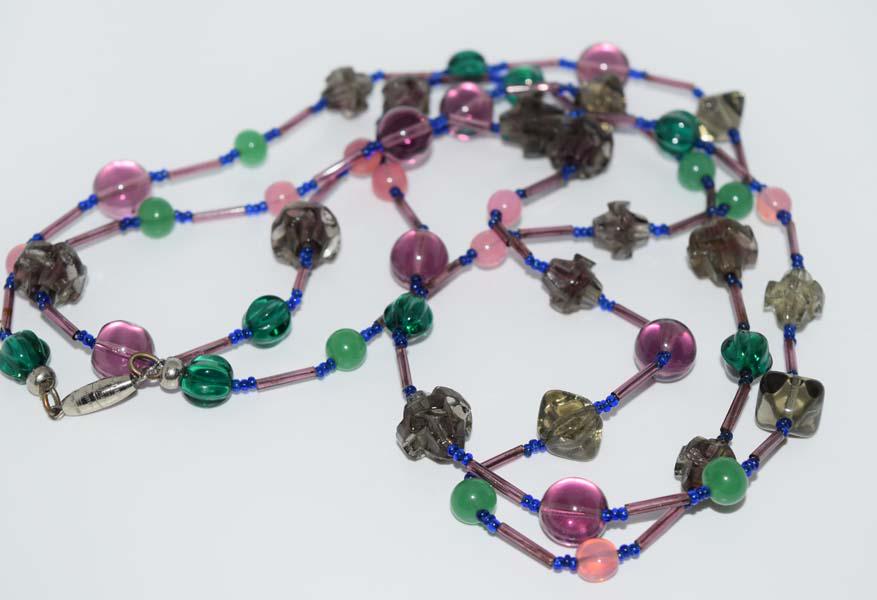 Mei Fa Multi Color Glass Bead Necklace Nov 02 19 One Of A Kind Finds In Tx