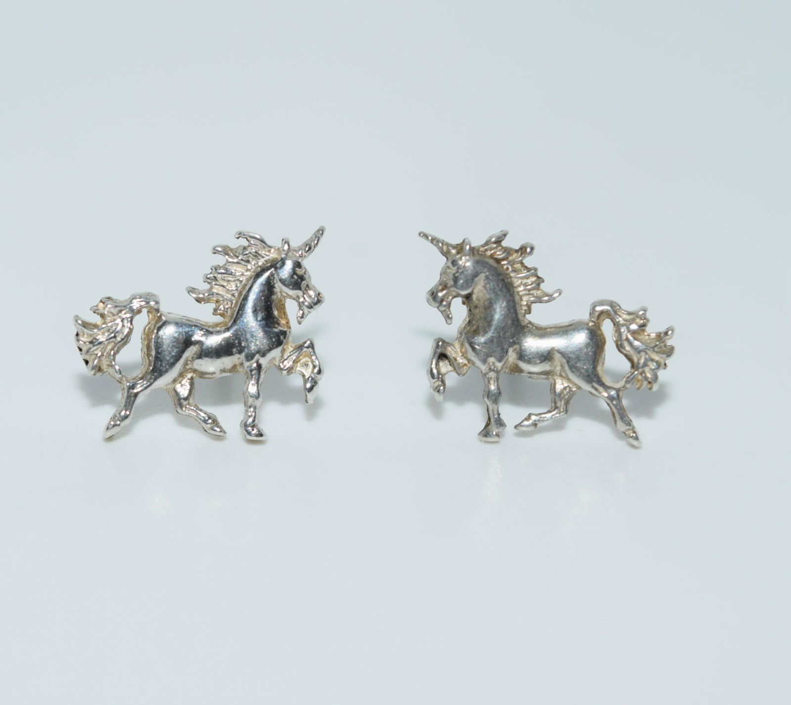Sterling Silver Unicorn Post Earrings (1 of 3)