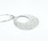 Vintage Sterling Circle Stamp Round Necklace - 3