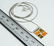 Vintage Sterling Silver Amber Square Necklace - 6