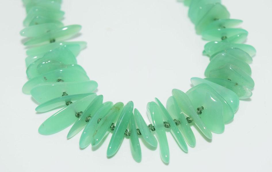 Host Pick Vintage Natural Chrysoprase Nugget Necklace: We come across a lot of jewelry and in the 9 years I have been in the business, I have not seen a piece quite like this one. Plus it is in excellent condition for its age. That is why I chose this ite