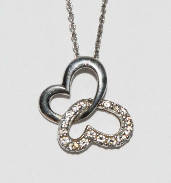 Sterling Stone Accent Butterfly Necklace (1 of 7)