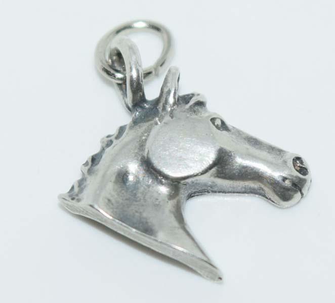Tested Sterling Horse Head Charm (1 of 3)