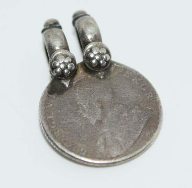 Vintage Rubee India 1928 Coin Pendant (1 of 4)