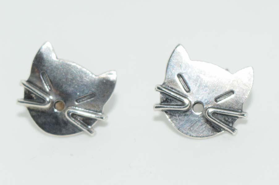 Tested Sterling Cat Post Earrings (1 of 4)