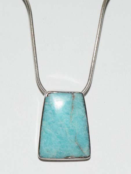 Sterling Silver Natural Stone Necklace (1 of 3)