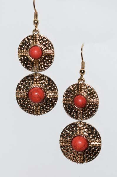 Gold Tone Costume Earrings (1 of 4)