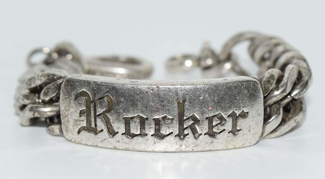 Lucky Brand Chunky Chain Rocker Bracelet: Measurement: 8 inch length, 15.7mm width