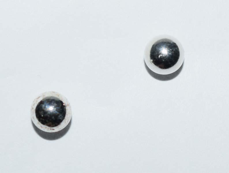 Sterling Silver 6mm Stud Earrings (1 of 3)
