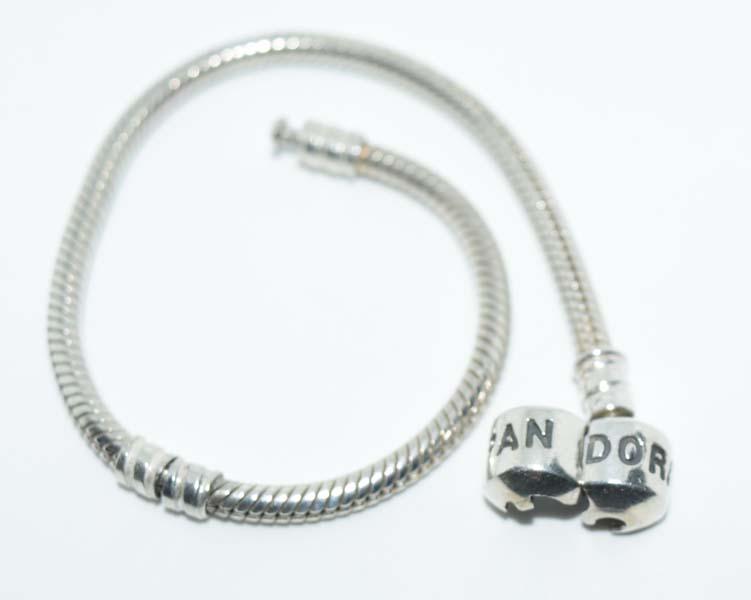 Pandora Sterling Silver Slide Charm Bracelet (1 of 3)