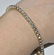 Gold Over Sterling Silver CZ Bracelet - 2