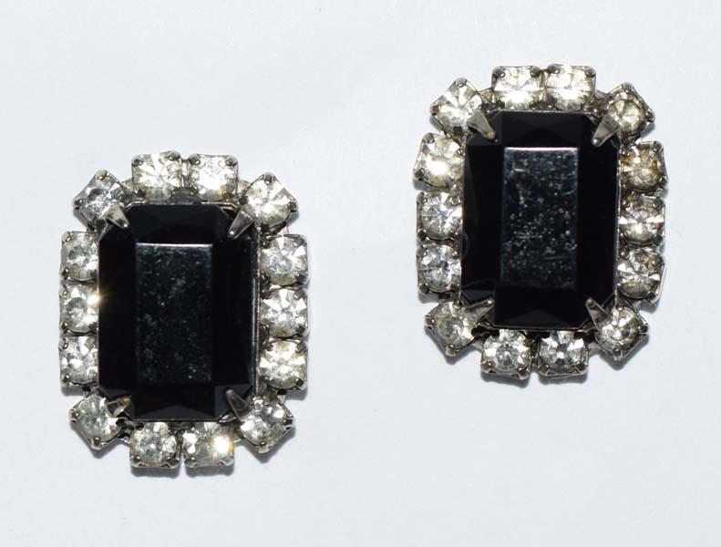 Vintage Rhinestone Stud Earrings (1 of 3)