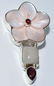 Sterling Silver Shell Flower Pendant - 2