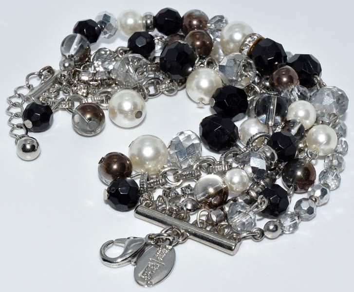 White House Black Market 6 Strand Beaded Bracelet (1 of 4)
