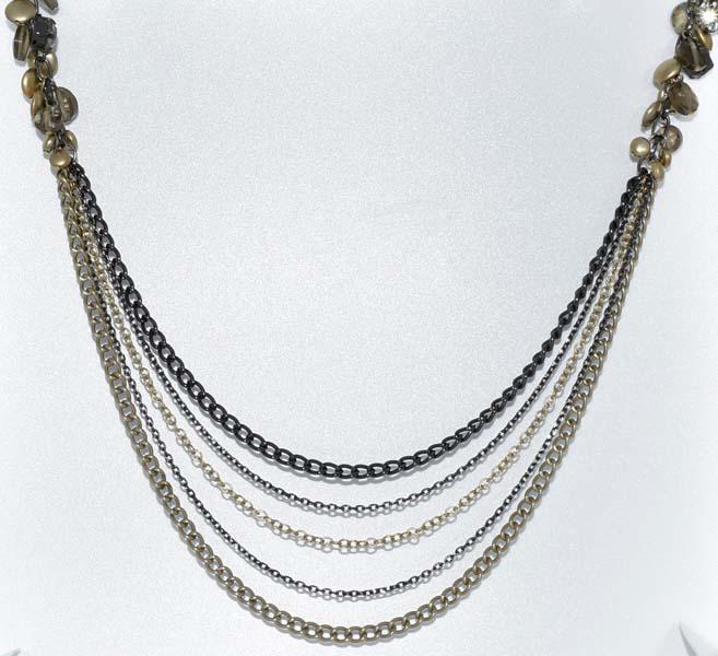 Kenneth Cole Beaded Layered Necklace (1 of 4)