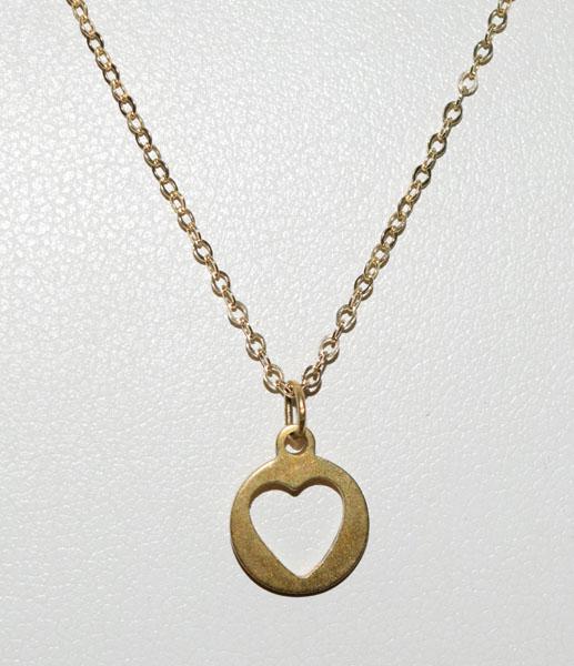 Gold over Sterling Silpada Heart Necklace (1 of 3)