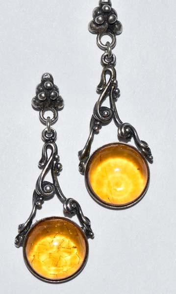 Artisan Sterling Silver Dangle Earrings (1 of 4)