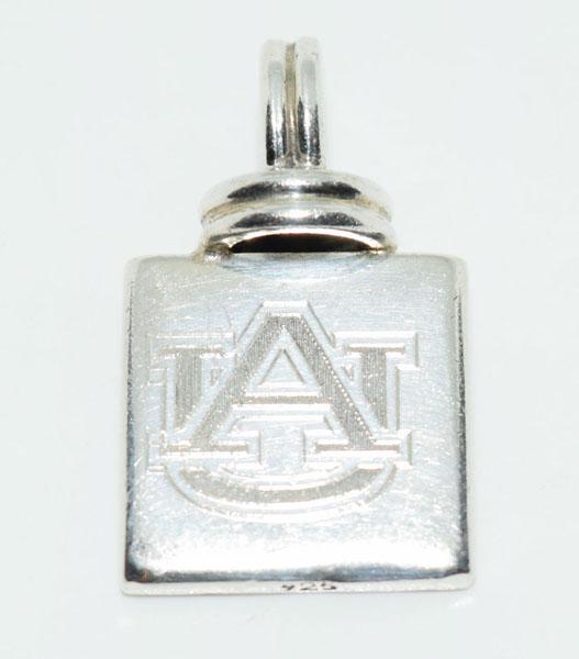 Sterling Silver Auburn University Pendant: Weighs 8.3grams Measures 16.8mm wide 27.8mm drop Stamped 925
