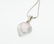 Sterling Mother of Pearl Heart Necklace