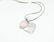 Sterling Mother of Pearl Heart Necklace - 2