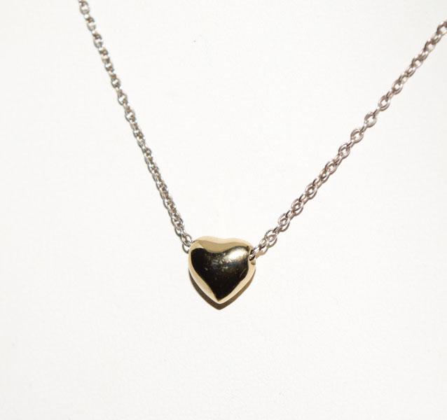 Sterling 19inch Heart Slide Necklace: Weighs 2grams Measures 7 x 7.4mm Heart 19inch chain Stamped 925 Italy