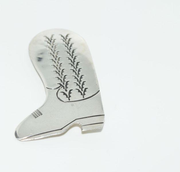 RHL Sterling Silver Western Boot Brooch Host Pick (1 of 4)