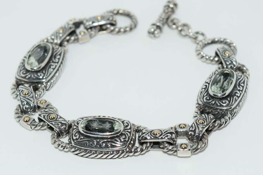 Samuel Behnam Sterling Silver 18K Quartz Bracelet (1 of 6)