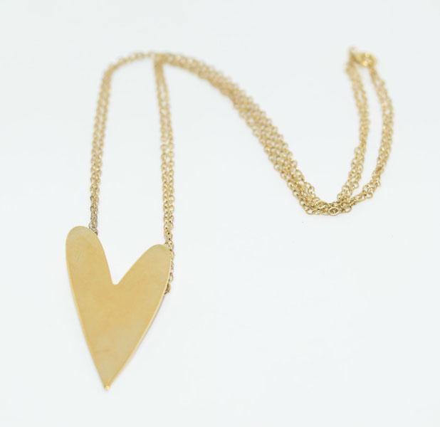 Vtg Danecraft Sterling and 1/20 Gold Filled Heart: This pendant measure’s 18 x 32.7mm and is sterling silver Danecraft on a16.5inch chain stamped 1/20 gold filled.