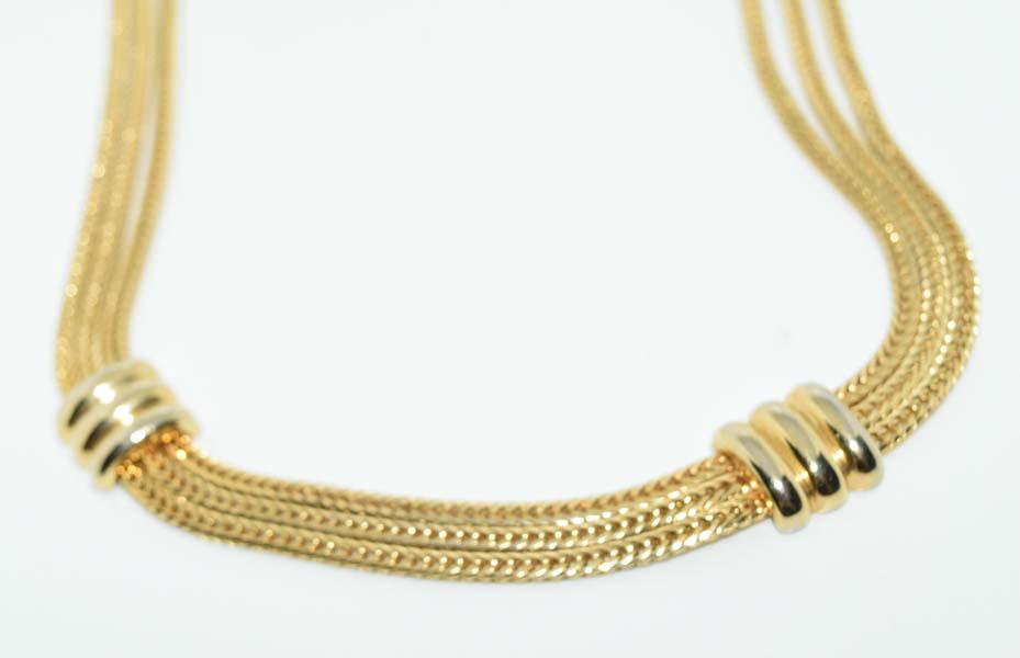 Costume Multi-Strand Chain Necklace (1 of 4)