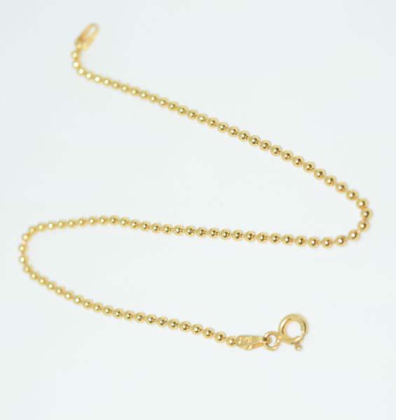 Italy Gold over Sterling 9inch Ankle/Bracelet: This anklet measures 1.8mm wide 9inches long & stamped 925 Italy.