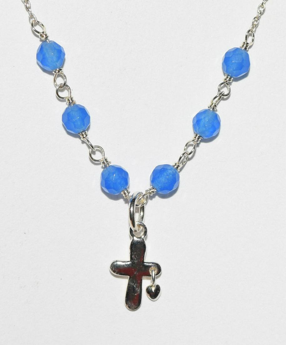 Sterling Silver Cross Necklace (1 of 3)