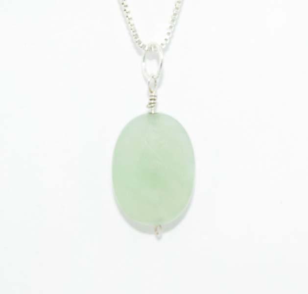 Sterling Silver Natural Stone Necklace (1 of 4)