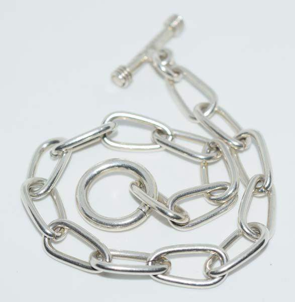 Mexico Sterling Silver Charm Bracelet Toggle Clasp (1 of 2)