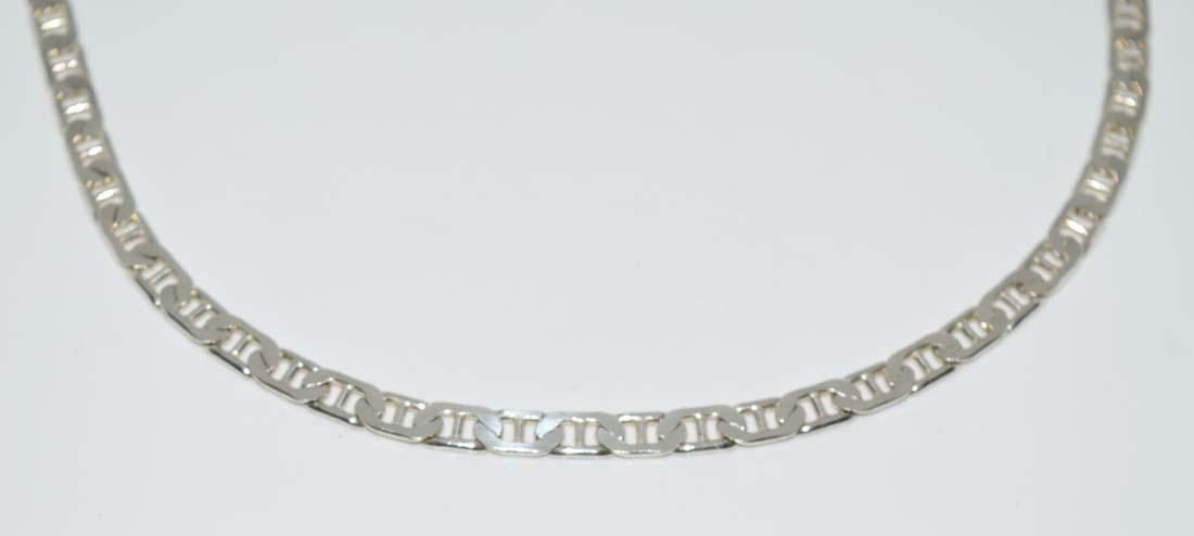 Italian Sterling Silver Mariner Chain Necklace (1 of 3)