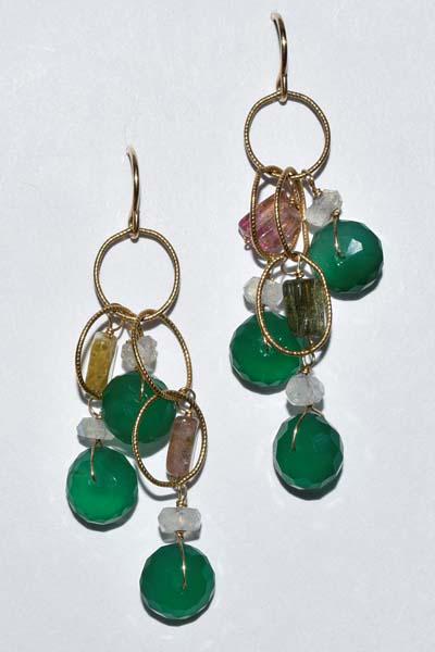 14K Gold Filled Beaded Earrings (1 of 2)